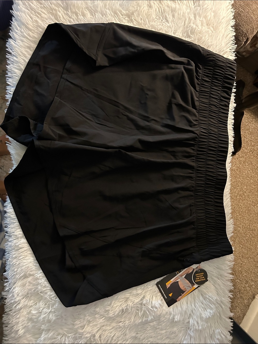 Avis NWT Black Elastic Waist Athletic Shorts